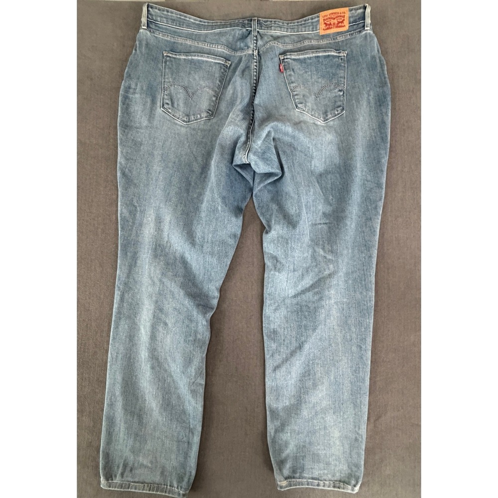 Levis 711 Skinny Jeans Womens 24W Light Wash Distressed Denim Casual Normcore - Picture 2 of 10